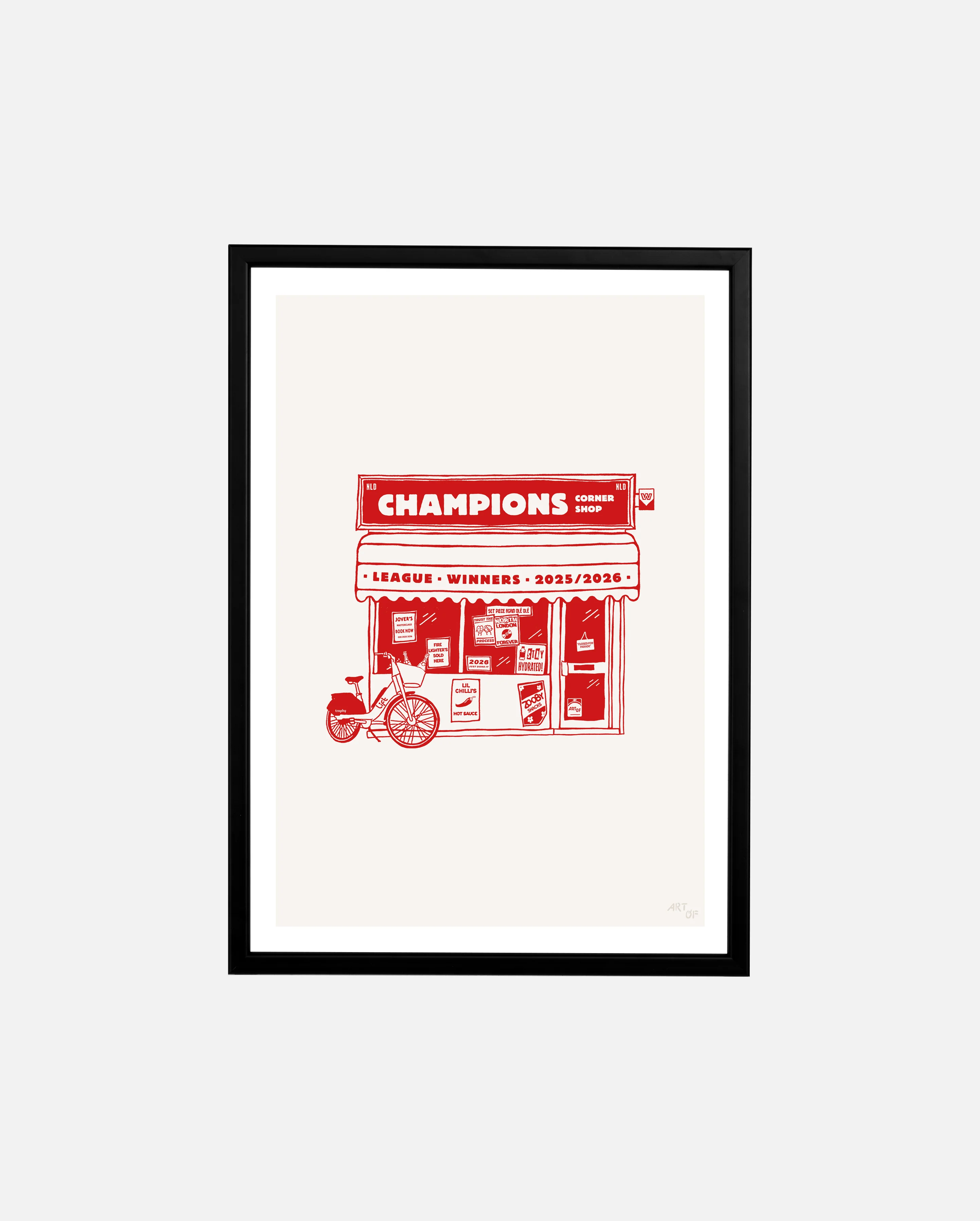 AFC Corner Shop Print