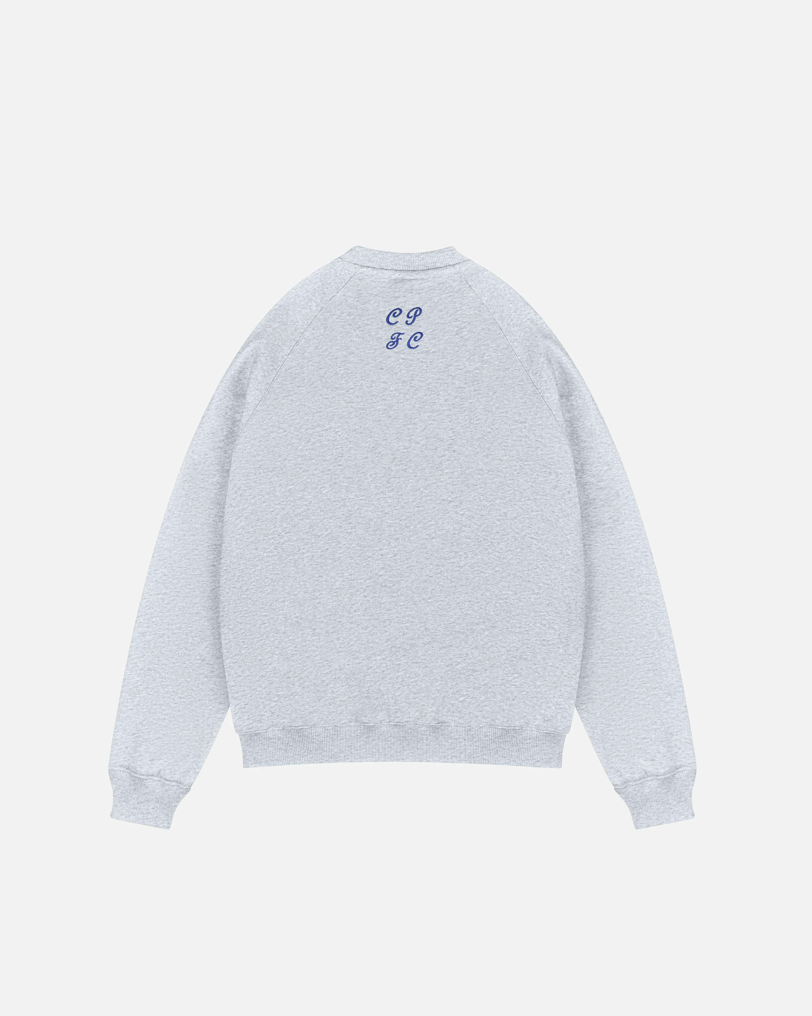 Crystal Palace Eagle & Ball Raglan Grey Sweat - Image 3