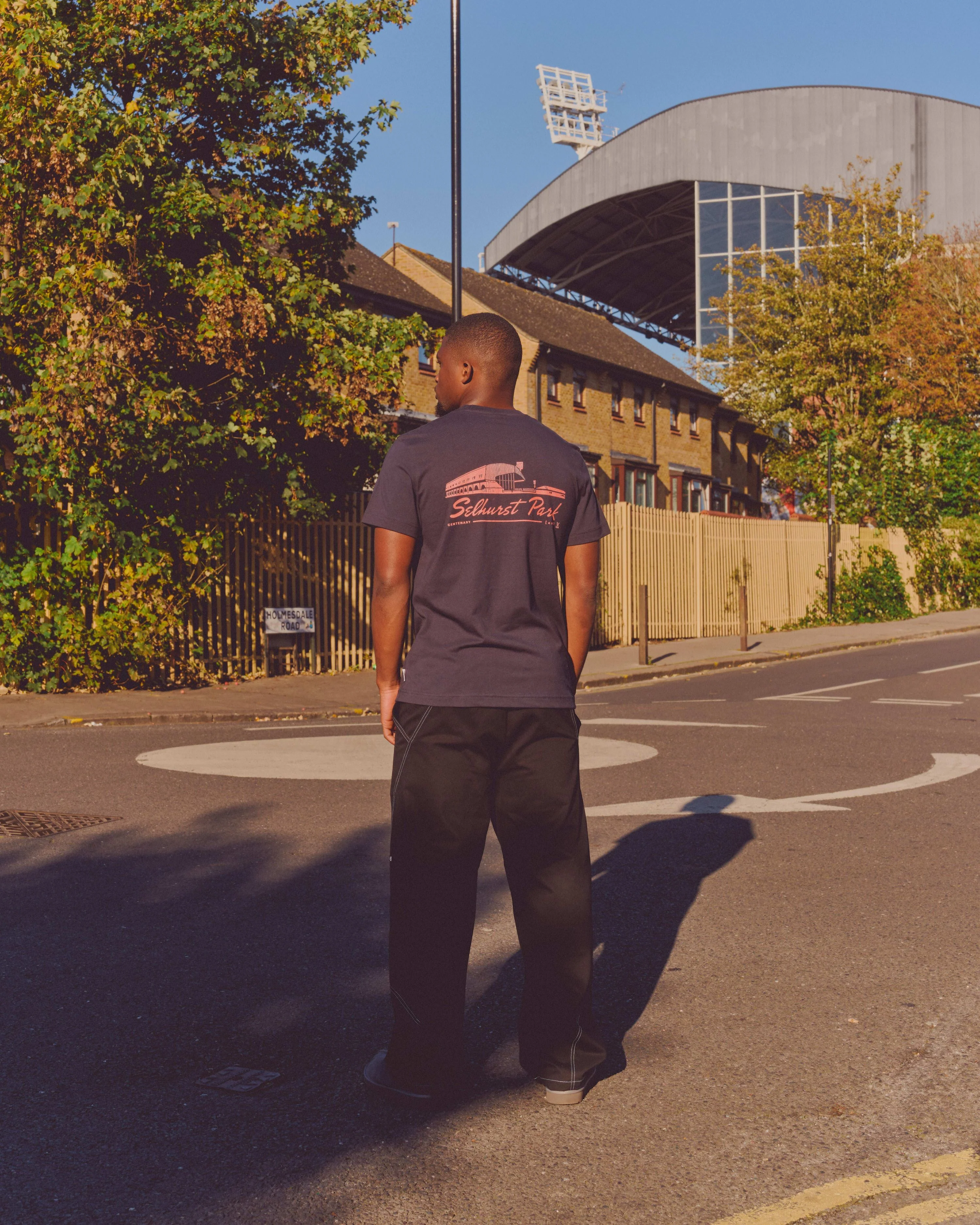 Crystal Palace Stadium Navy Tee - Image 4