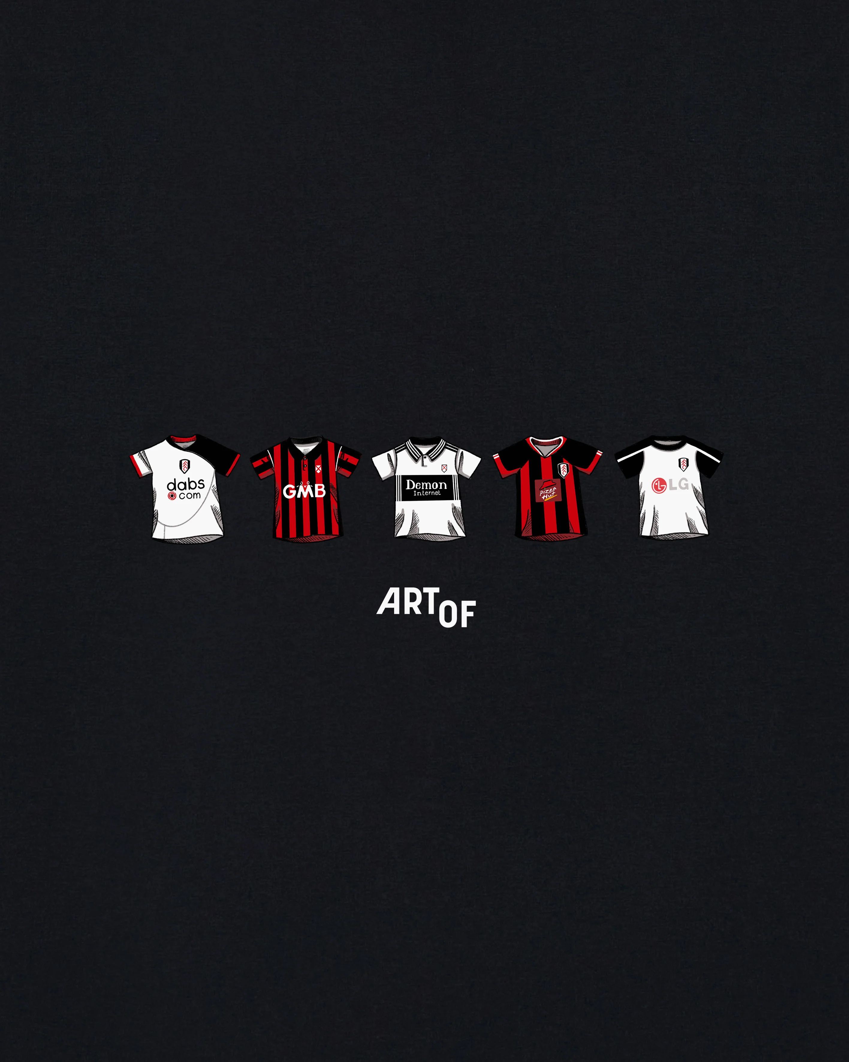 FFC Printed Classics Black Tee - Image 2