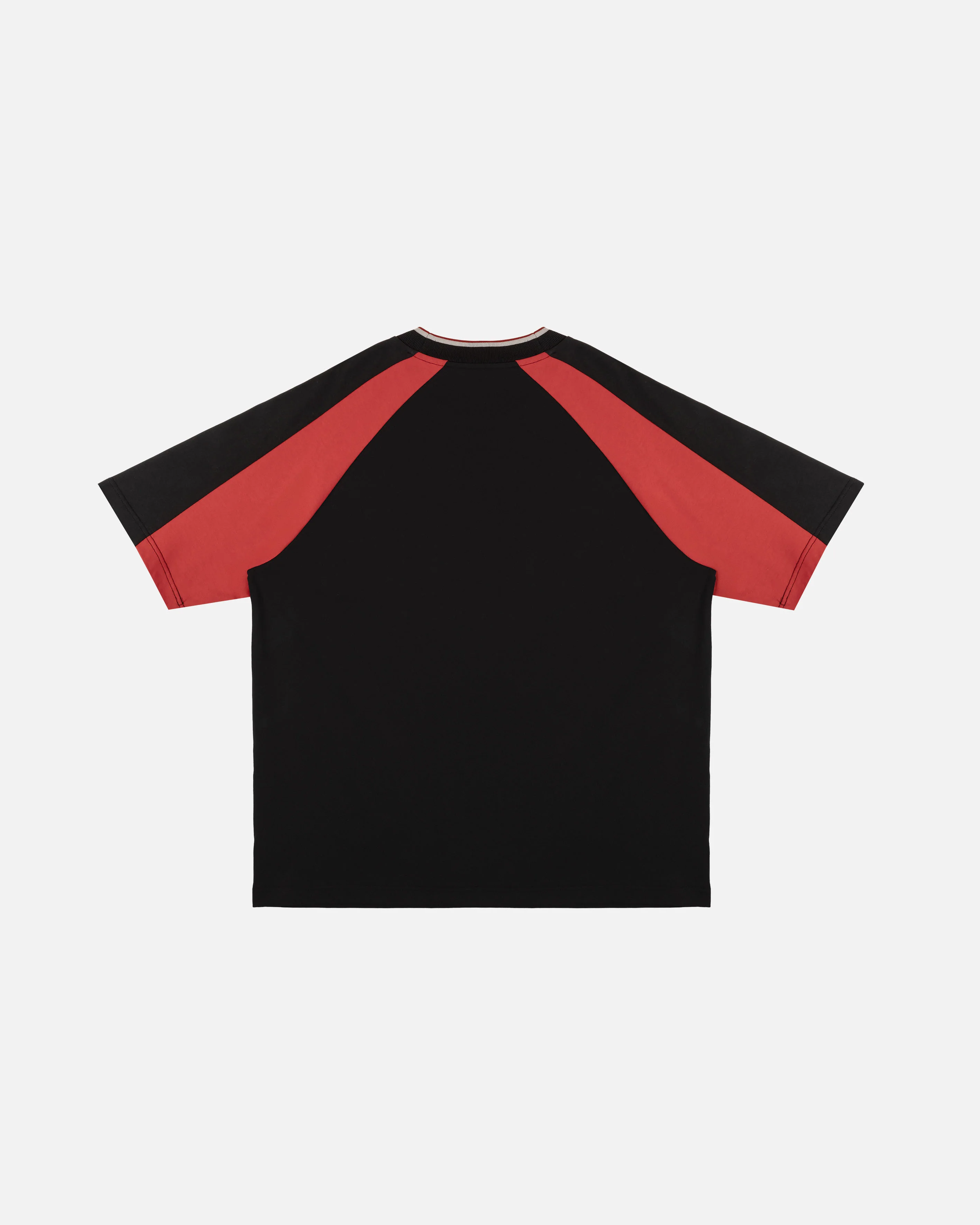 Forest 90s Oversized Panelled Black Tee - Image 3