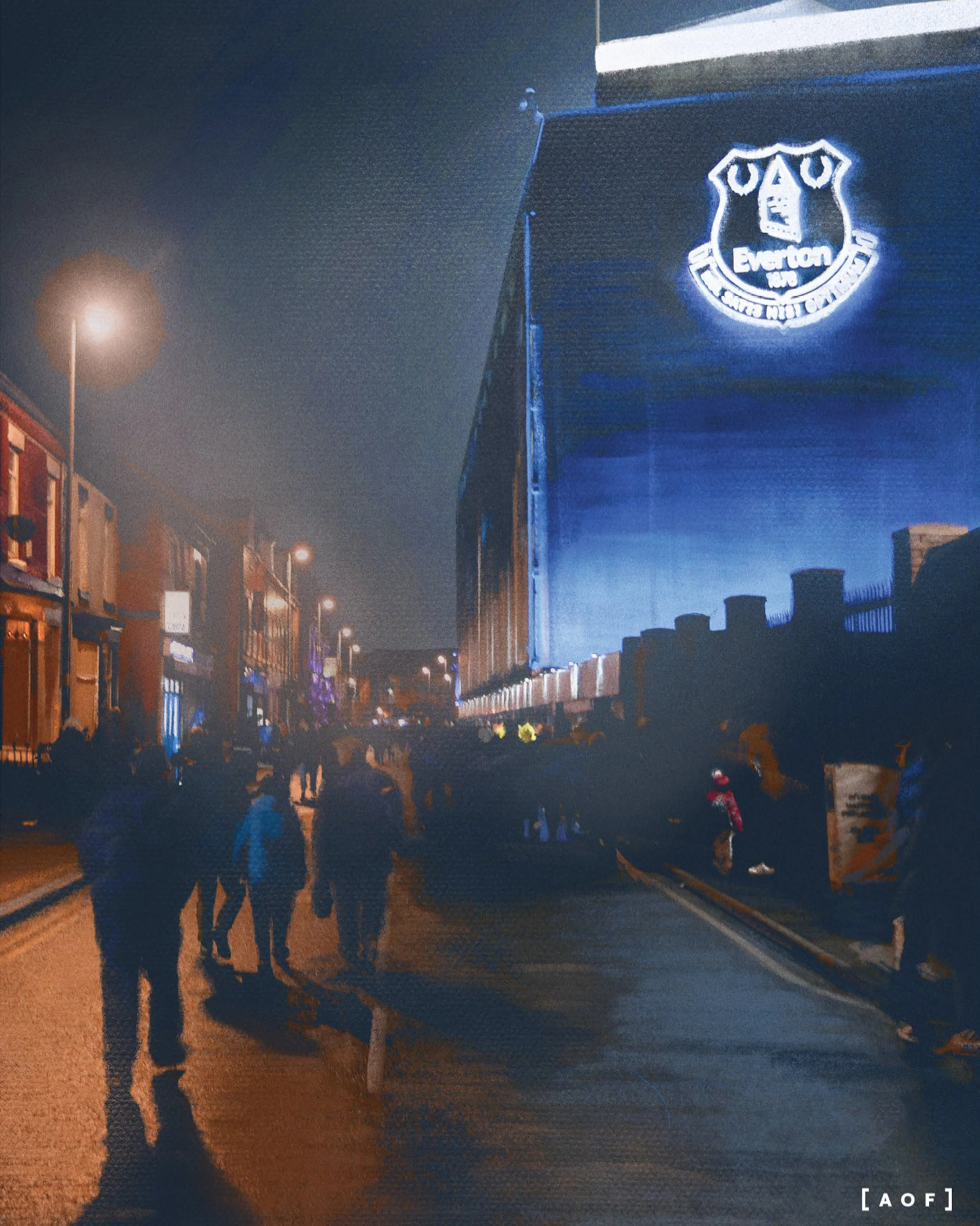 Goodison by Night Print - Image 2