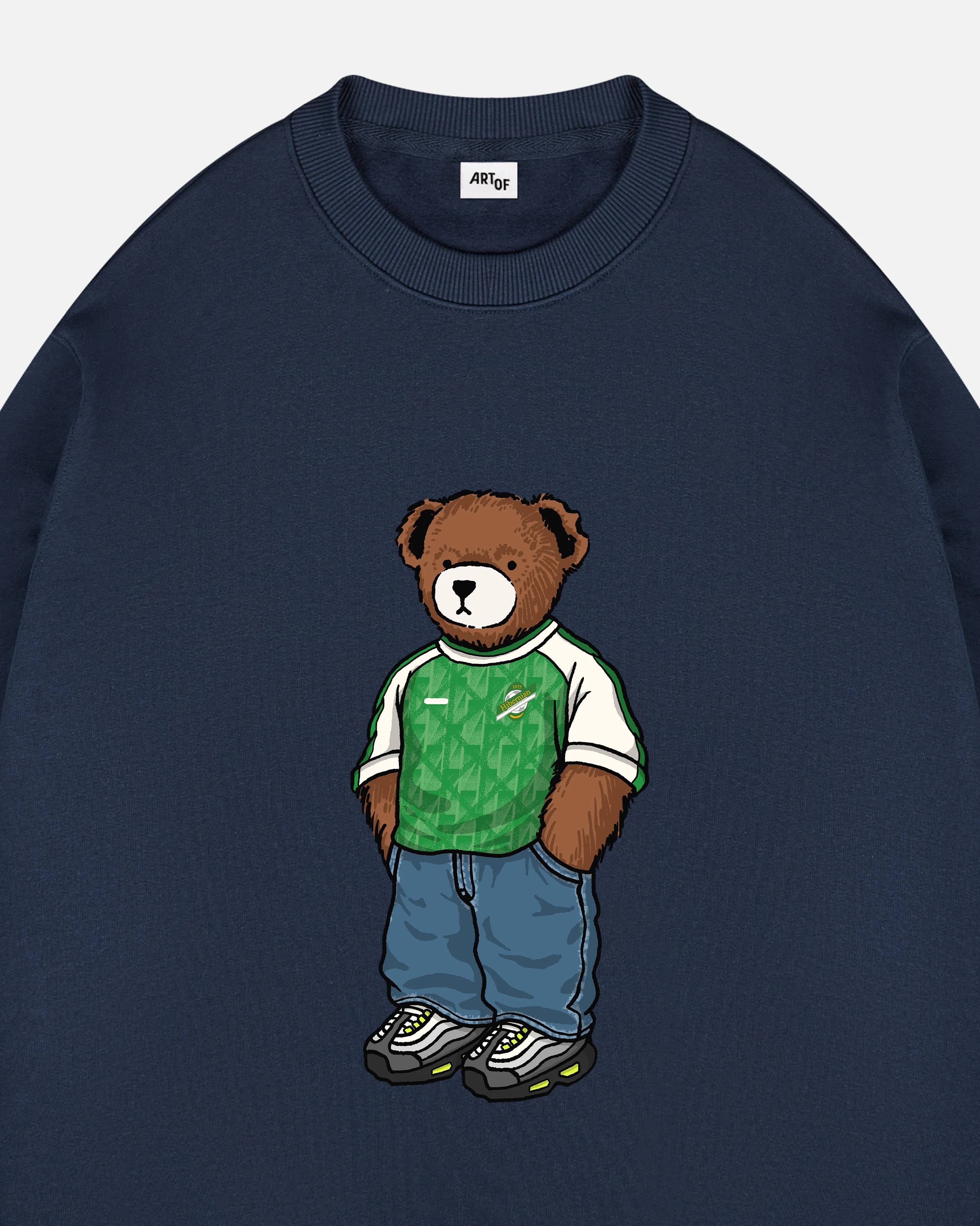 Hibernian Home Pickles Navy Sweat - Image 2