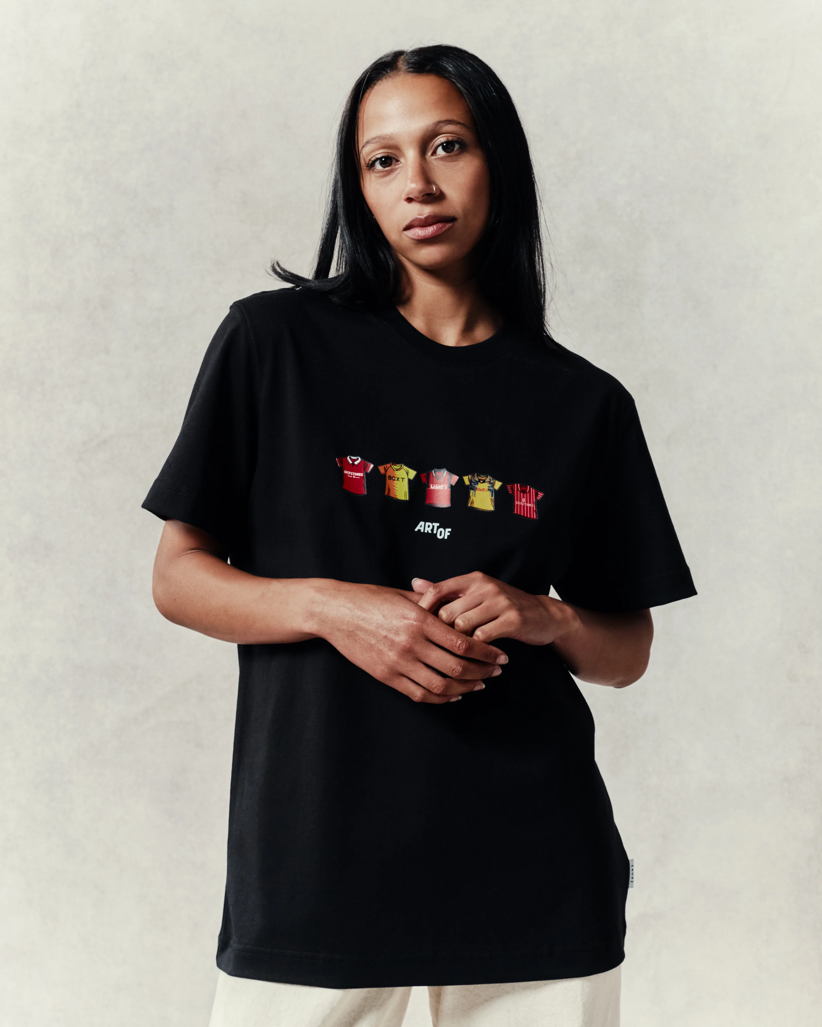 NFFC Printed Classics Black Tee - Image 5