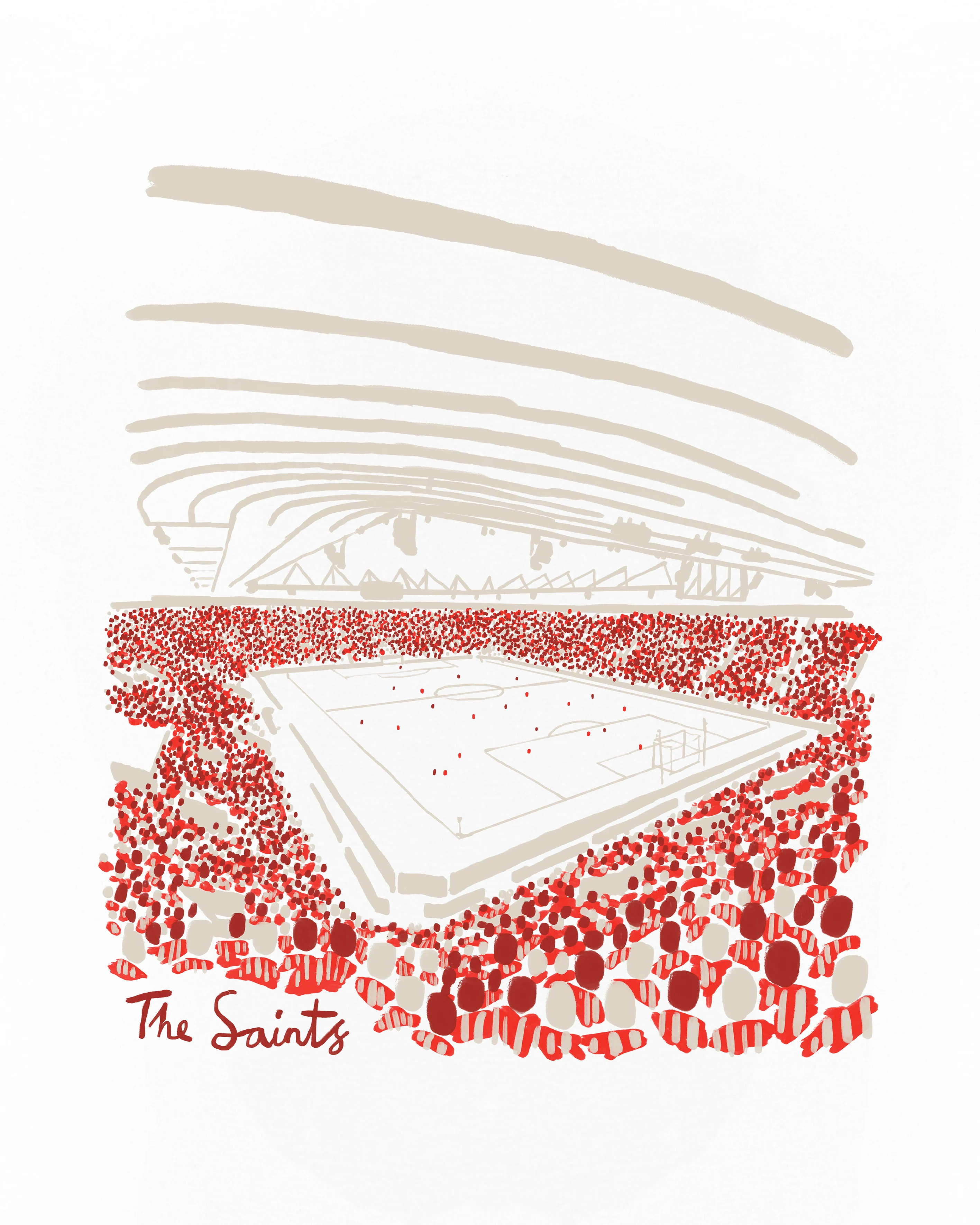 Southampton 12th Man White Tee - Image 3