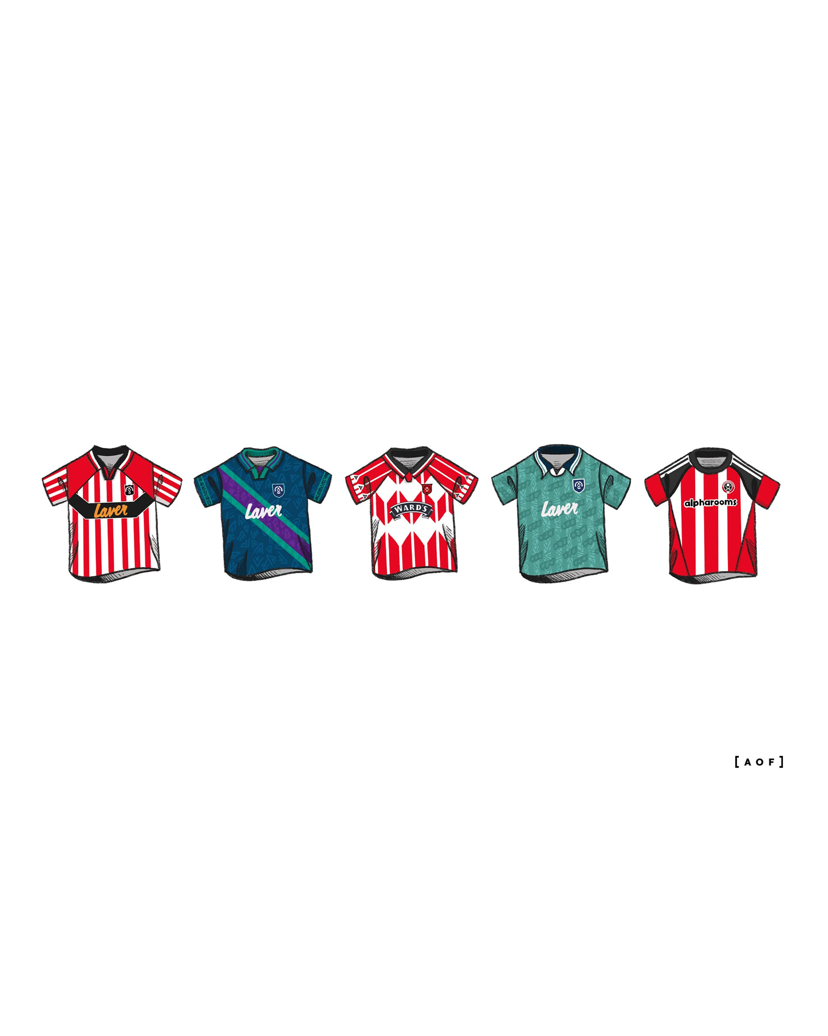 Sheffield United Classics Print - Image 2