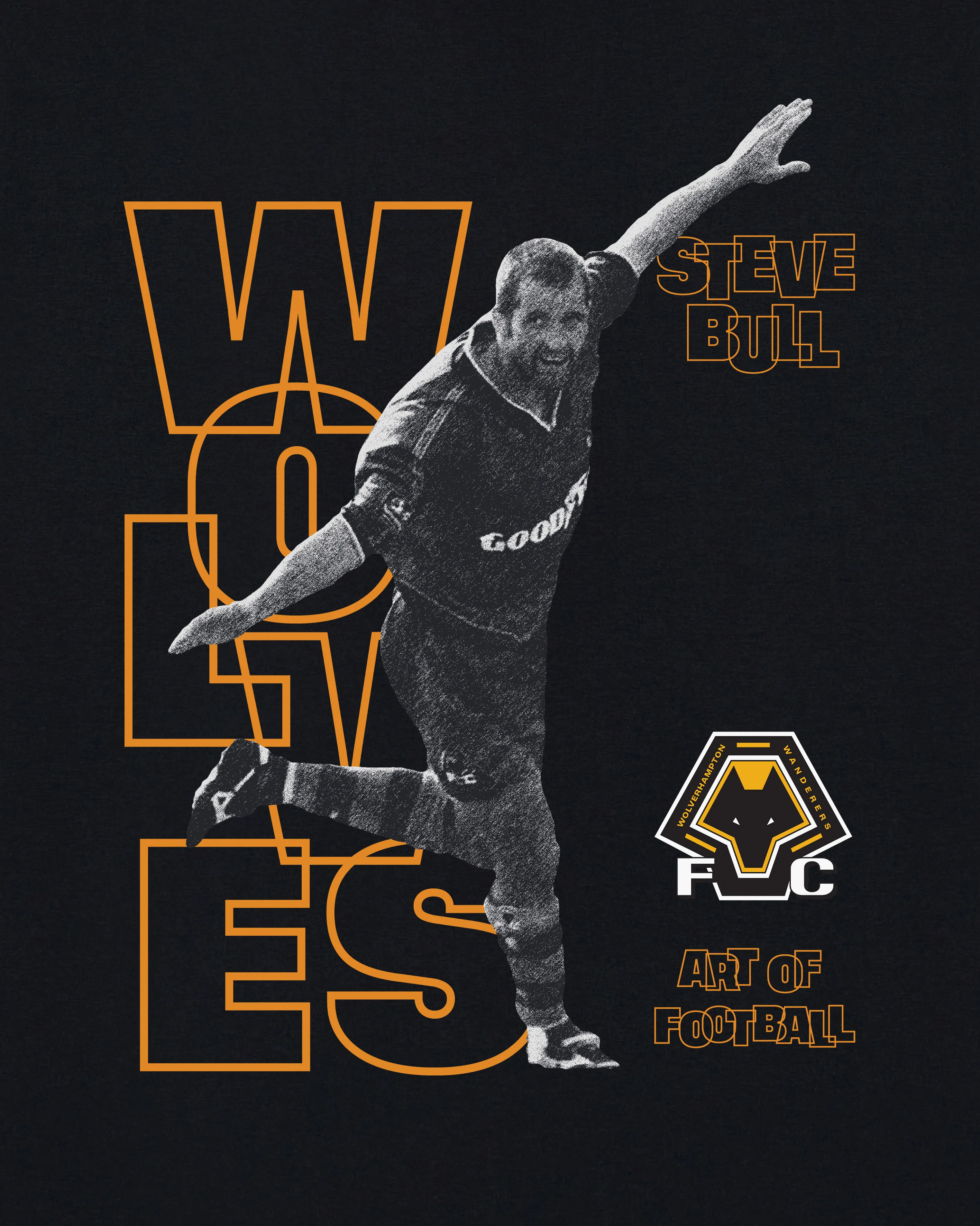 Wolves Bully Black Tee - Image 2